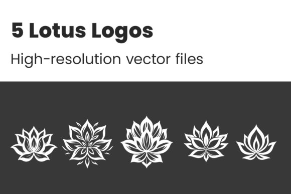 5 Lotus Logos for Modern Graphics