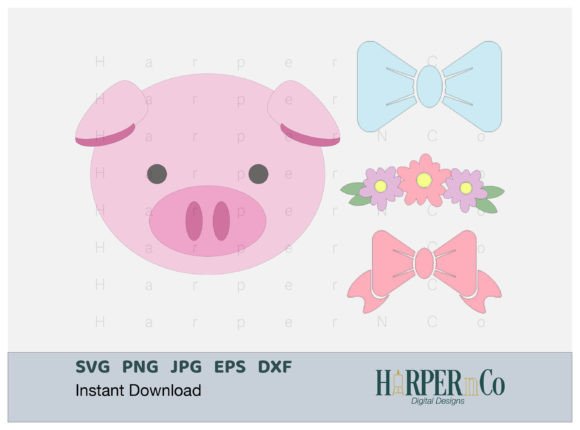 Cute Pig SVG