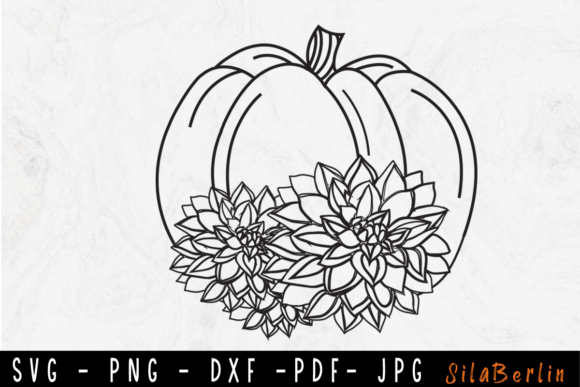 Pumpkin SVG for Seasonal Design
