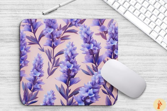 Romantic Lavender Flowers Pattern Art Review