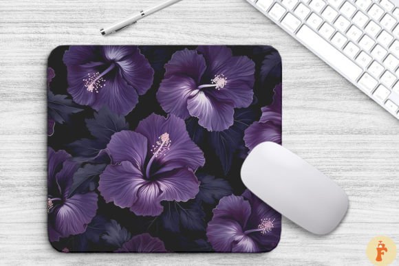 Tropical Purple Hibiscus Graphics for Modern Branding